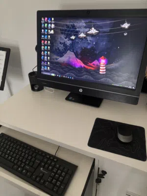 كمبيوتر HP تعمل بشاشه فقط ويندوز 10 pro