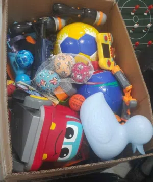 I have a lot of Toys , if anyone need please come and take, each one. 500 basa