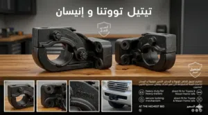 قلص (هوك) سحب من نوع "بنتل" (Pintle Hitch) للجر الثقيل