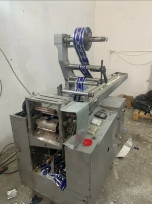 ماكينة تغليف فلوباك سورية للبيع تعمل بشكل جيد للبيع بسعر 1300دينار