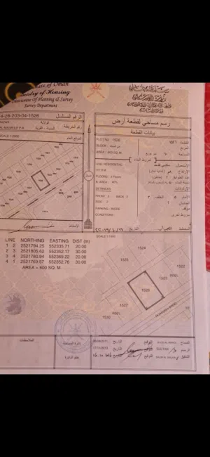 Residential Land for Sale in Al Dakhiliya Nizwa