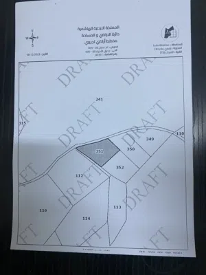 ارض للبيع في مادبا منطقة الفيحاء ومطله على البحر الميت