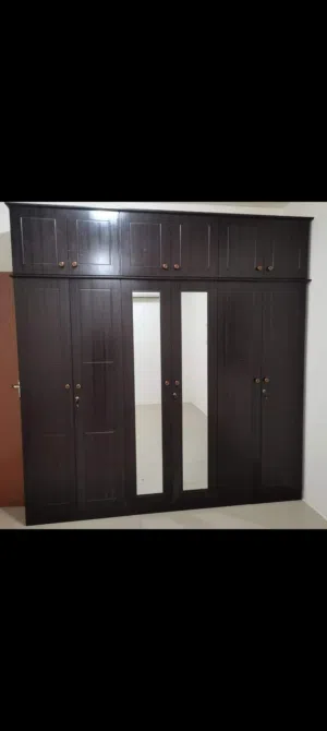 cabinet,bed,mattress,and dining table have available