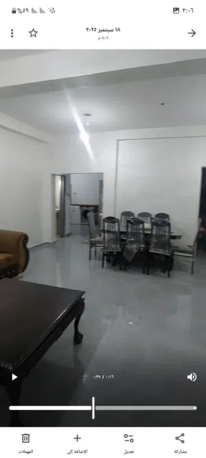 سكنة مسطح96m طابق ألارضي عند دوار نمرة