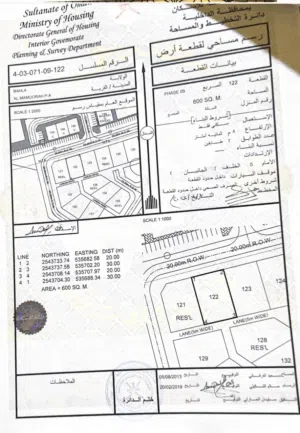Residential Land for Sale in Al Dakhiliya Bahla
