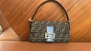 Fendi baguette brown and black