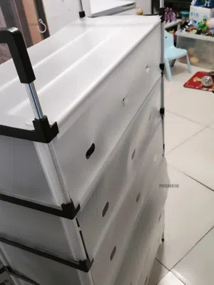 5-Layer Dust-Proof Shoe Rack Organizer.