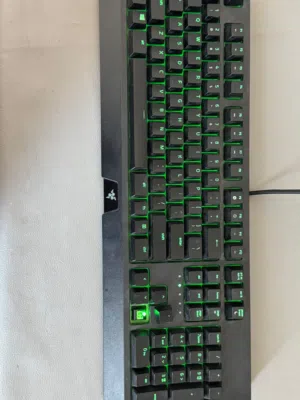 Razer Gaming Keyboard RGB – إضاءة قوية – نظيف