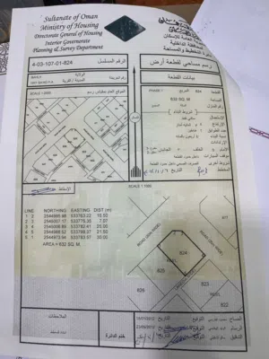 أرض سكنية كورنر حي السعد 1 -  بهلاء