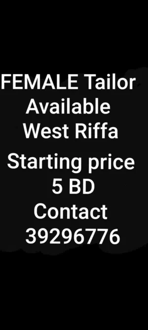 FEMALE TAILOR AVAILABLE  creative and quick female tailor