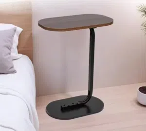 طاولة جانبية موديل Z-2823 بتصميم عصري بقاعدة معدنية