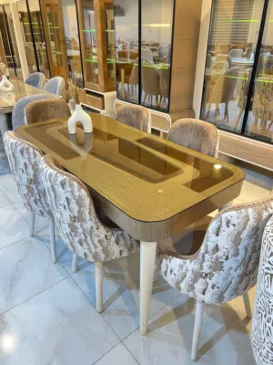 سفرة مودرن خشب زان احمر وث فوررررررى Furniture oh
