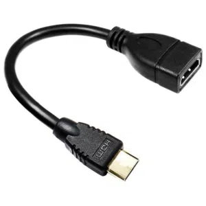 Mini Hdmi Male To Hdmi Female Adapter Cable Cord 1080P