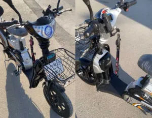 دراجة كهربائية فيها عطل