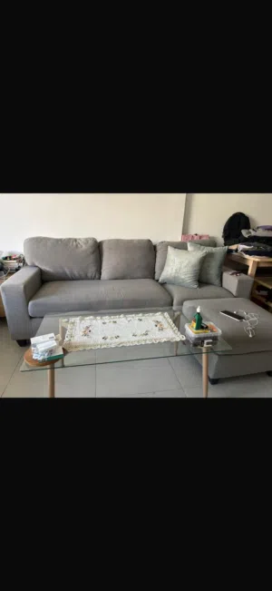 صوفا كنبة جلوس sofa 3 seats with 2 coffee tables
