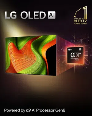 شاشة LG OLED B5 الخارقة مقاس 65 بوصة + ضمان ذهبي 5 سنوات ضد الكسر