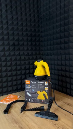 منظفة بخارية مع 10 ملحقات ماركة راف RAF  -  Steam Cleaner With 10 Components From RAF