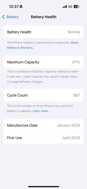 iPhone 15pro 128 Gb
