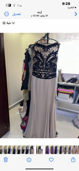 فساتين سهرة للبيع. قماش ساتان وحرير واورجنزا. بألوان جميلة جذابة. مناسبة لمقاسات الميديم واللارج