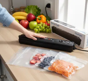 ماكينة غلق أكياس الطعام وتفريغ الهواء ماركة Vacuum Sealer