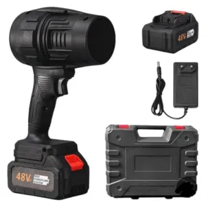 منفاخ الهواء عملي وقوي وسهل الاستخدام خفيف الوزن وبه بطاريه تعمل بالشحن  له عدة استخدامات لإشعال الن