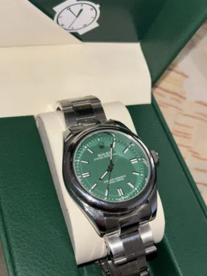 rolex oyster green copy