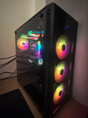 بي سي جيمنج قوي Powerfull Gaming PC - NEW 5060Ti - i7 12700F - 1TB NVMe - WiFi Motherboard