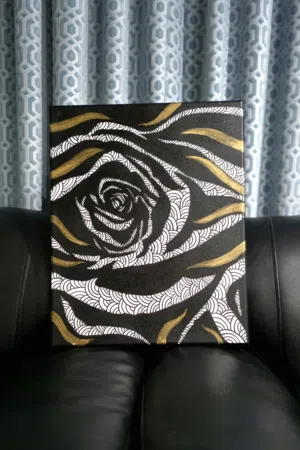 Acrylic Gold Painting