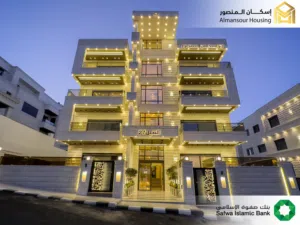شقة فاخرة للبيع في منطقة حي النخيل / مشروع النخيل 27 ( إسكان المنصور )