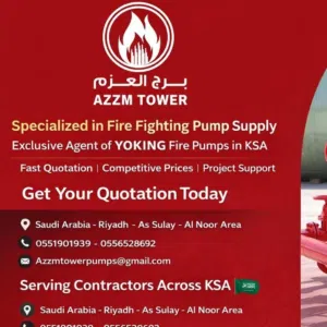 مؤسسة برج العزم لمضخات حريق 