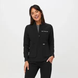 FIGS Sebina Jacket – Black – Size S – Brand New