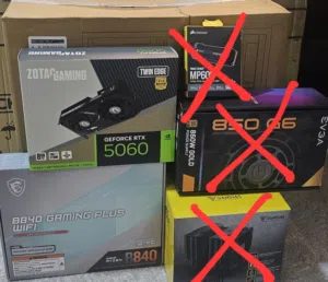 PC Ryzen 5 9600x PC parts