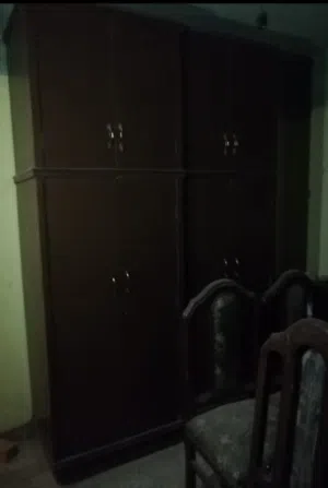 دولاب ابلاكار 4 درفه لون بنى للبيع