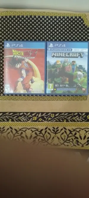 أشرطة ماين كرافت و دراغنبول زد ككروت