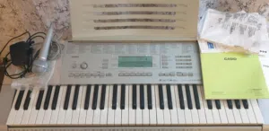 اورغ Casio LK-280 كيبورد تعليمي اصلي مع حامل وملحقات