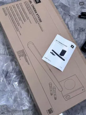 مكبر الصوت الفاخر للكاريوكي مع مضخم صوت لاسلكي JBL Cinema KTV350
