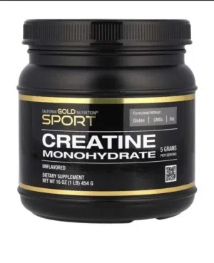 كرياتين مونوهايدريت (500 جرام ) جديد creatine monohydrate unflavored 2.2lbs (500g)