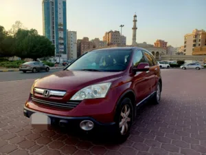 هوندا CR-V 2009 موديل Touring أحمر، اس يو في، بحالة ممتازة، موتور 2000 سي سي