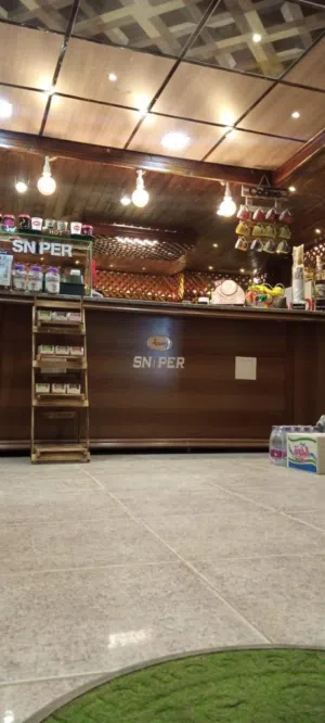 ديكور محل قهوه ومني ماركت