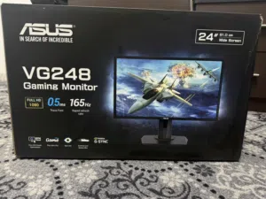 شاشة asus 165hz وكالة مع كرتونتها