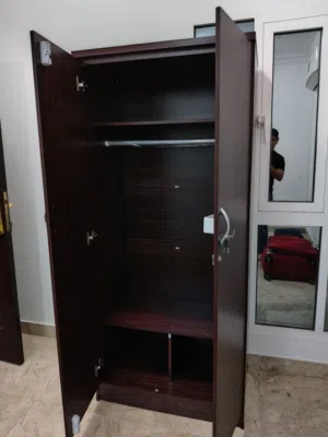 Double bed and wardrobe for sell -urgent almost new- 30 day used