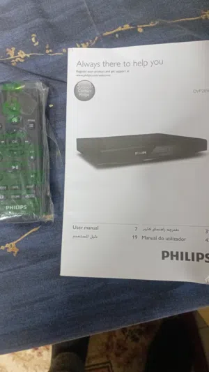مشغل DVD player نوع فليبس اصلي استخدام بسيط
