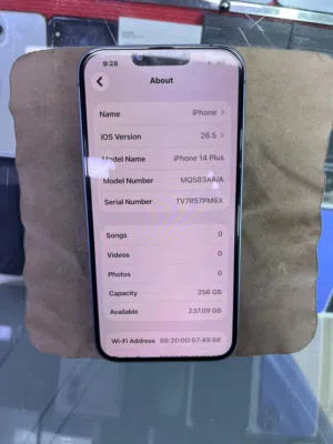 iphone 14plus 256GB