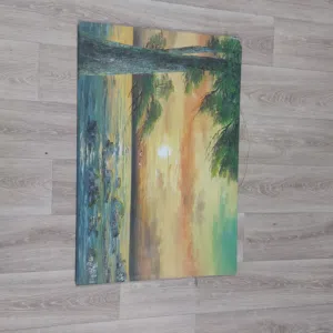 Painting and Ayat Ul Kursi Calligraphy Painting Etc