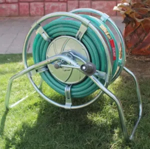 Garden Hose Reel with Stand One week used only 25 metres 1"