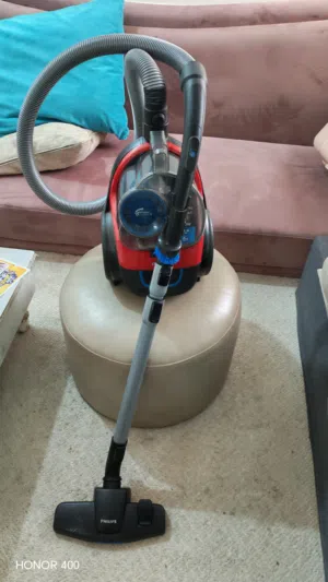 مكنسة كهربائية باور برو كومباكت ماركة فيليبس بقوة 1900 واط شغالة 100٪ Phillips vacuum cleaner 1900W