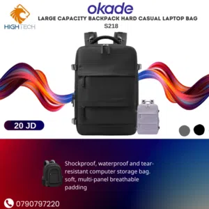 حقيبة ظهر للابتوب متعددة الجيوب ذات سعة كبيرة "15.6- LARGE CAPACITY LAPTOP BACKPACK S218