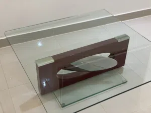 ثلاث قطع  طلولة بلور غرفة ضيوف