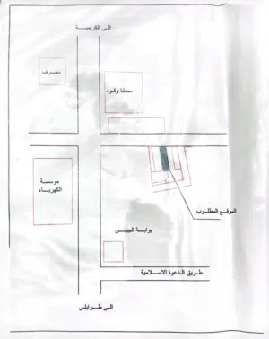 قطعة ارض للايجار على الطريق  طريق المتفرع من سمافرو احمد محمود