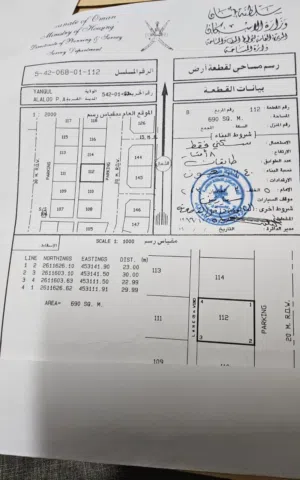 Residential Land for Sale in Al Dhahirah Yunqul